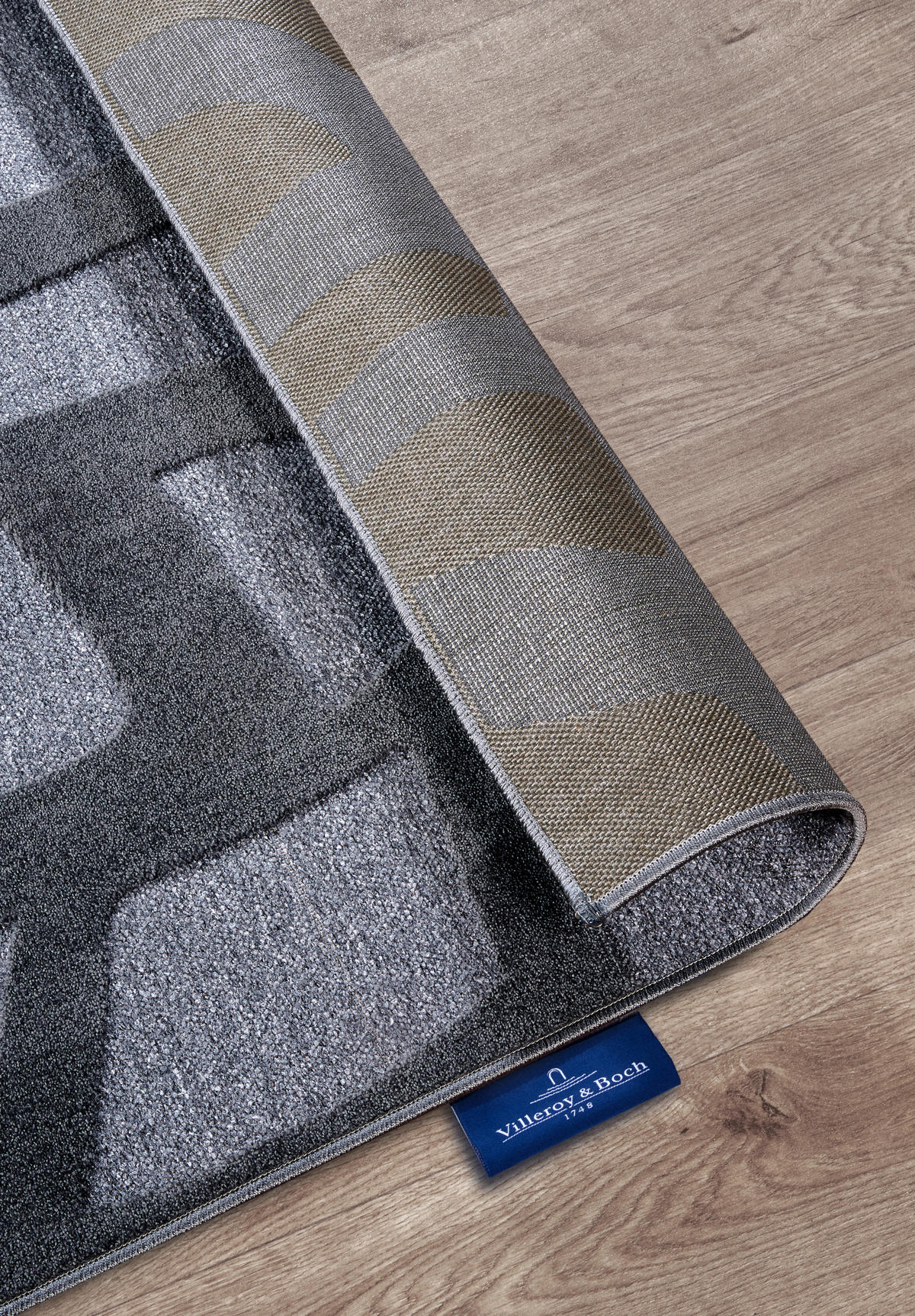 FLACHWEBETEPPICH 160/230 cm Kollektion 1879 Anthrazit  - Anthrazit, Design, Textil (160/230cm) - Villeroy & Boch