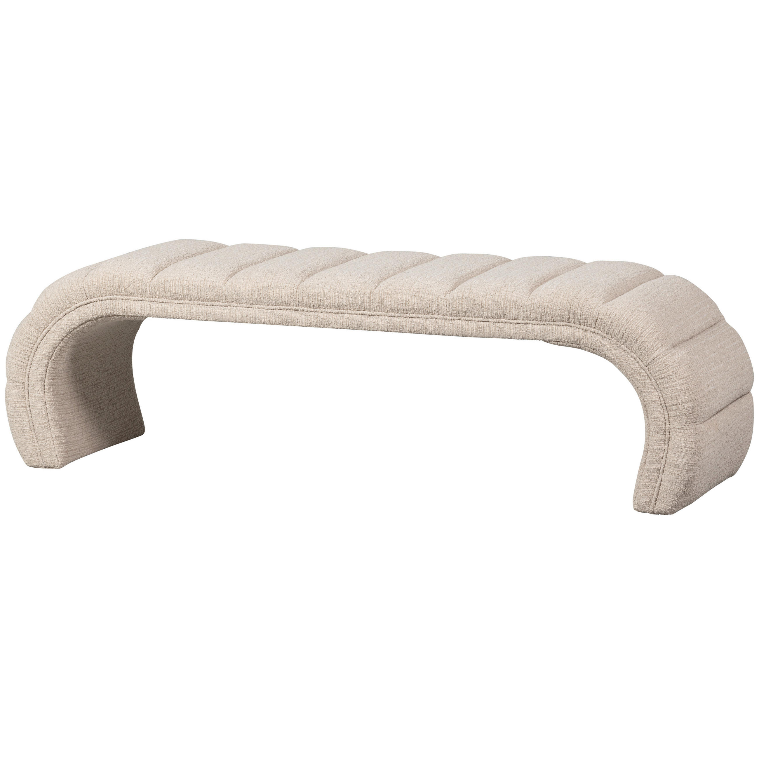 SITZBANK in Textil Naturfarben  - Naturfarben, Design, Textil (163/47/51cm) - Livetastic