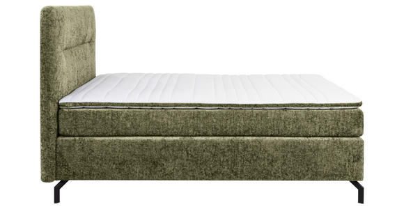 BOXSPRINGBETT 140/200 cm in Grün - Schwarz/Grün, Design, Textil/Metall (140/200cm) - Esposa
