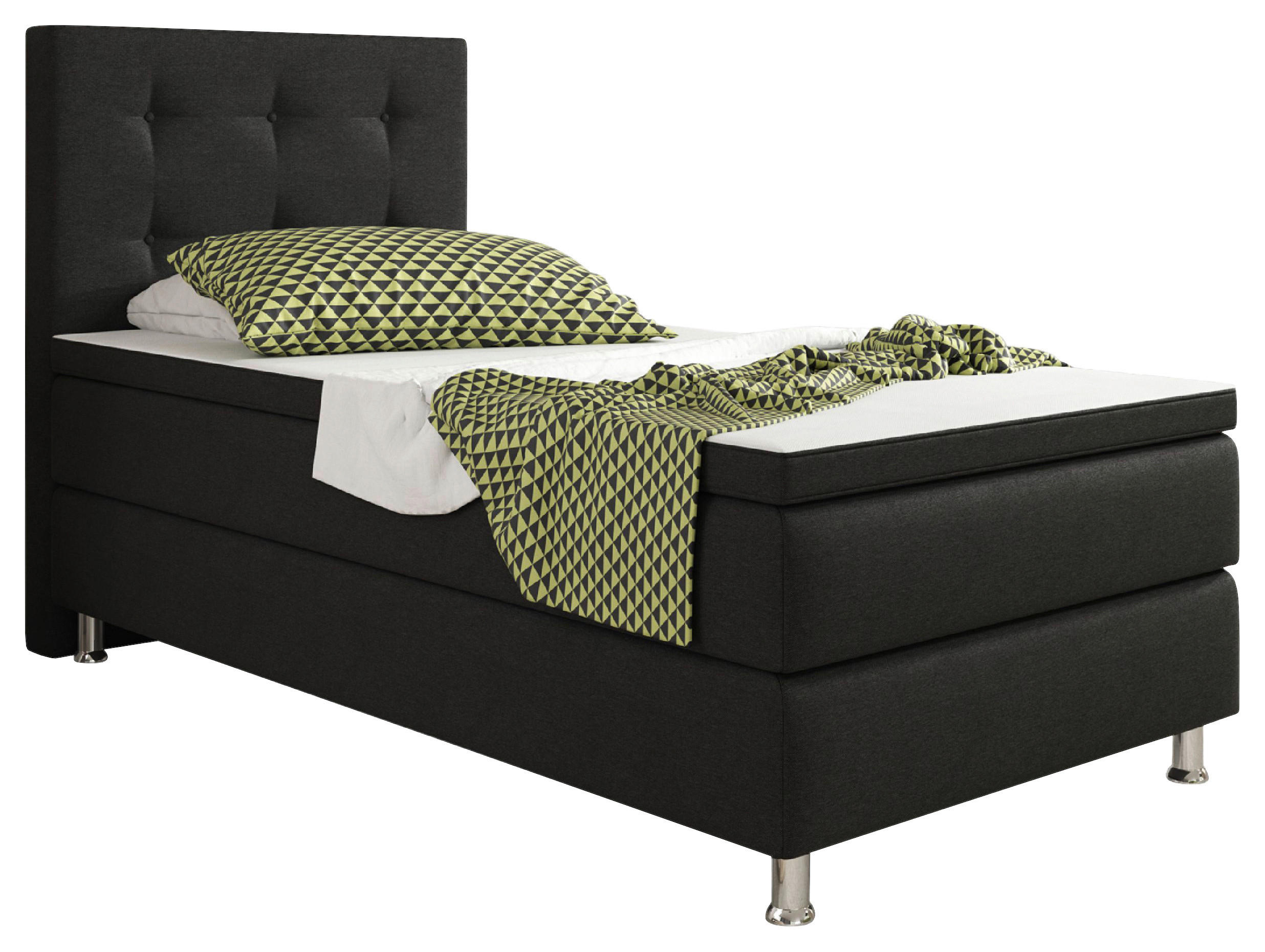 Boxspringbett Mit Topper / Matratze 90x200 Cm Köln