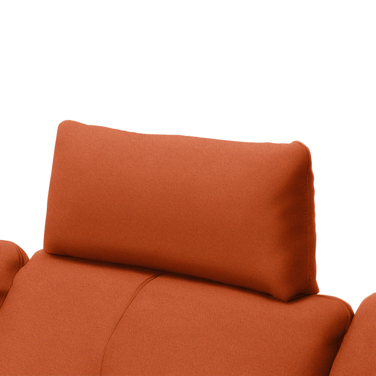 ECKSOFA in Webstoff Terracotta  179/301 cm  - Terracotta/Schwarz, Design, Textil/Metall (179/301cm) - Chilliano