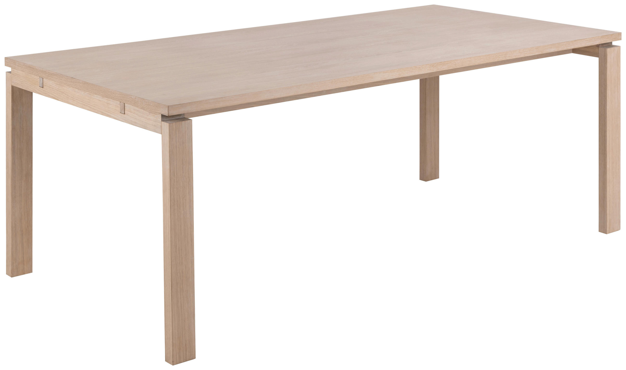 STOL ZA BLAGOVAONICU  boje hrasta  drvo, drvni materijal      - bijela/boje hrasta, Trend, drvni materijal/drvo (200/75/100cm) - MID.YOU