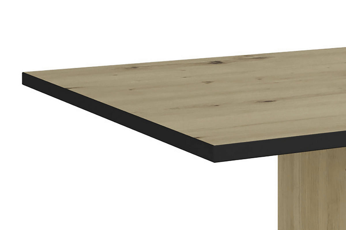 COUCHTISCH rechteckig Eiche Artisan einfacher Aufbau  - Eiche Artisan, MODERN, Holzwerkstoff (110/60/40cm) - MID.YOU