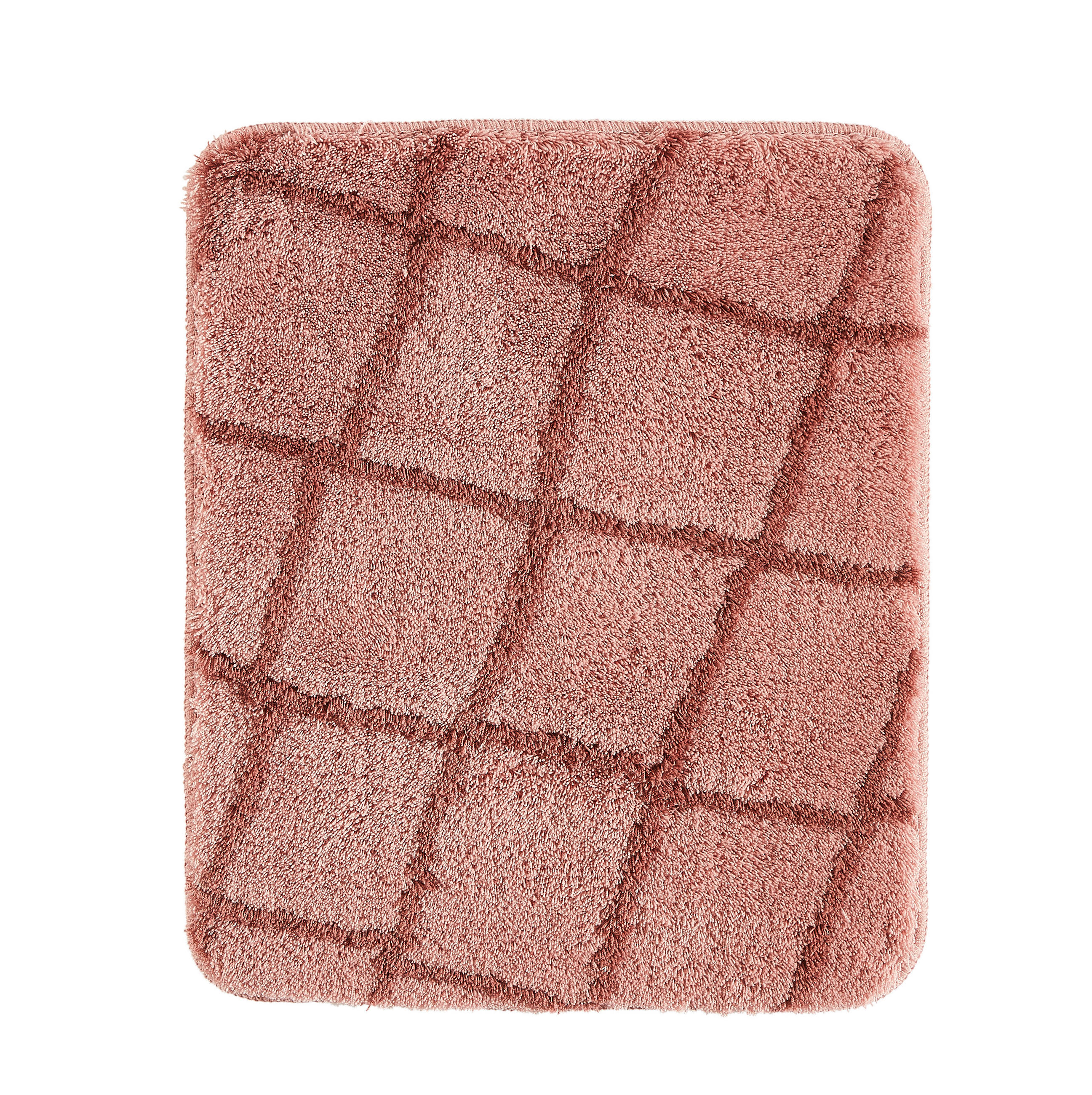 BADTEPPICH Rosa 50/60 cm  - Rosa, Basics, Kunststoff/Textil (50/60cm) - Kleine Wolke