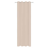 ÖSENSCHAL STAMPA blickdicht 135/245 cm   - Taupe, Design, Textil (135/245cm) - Esposa