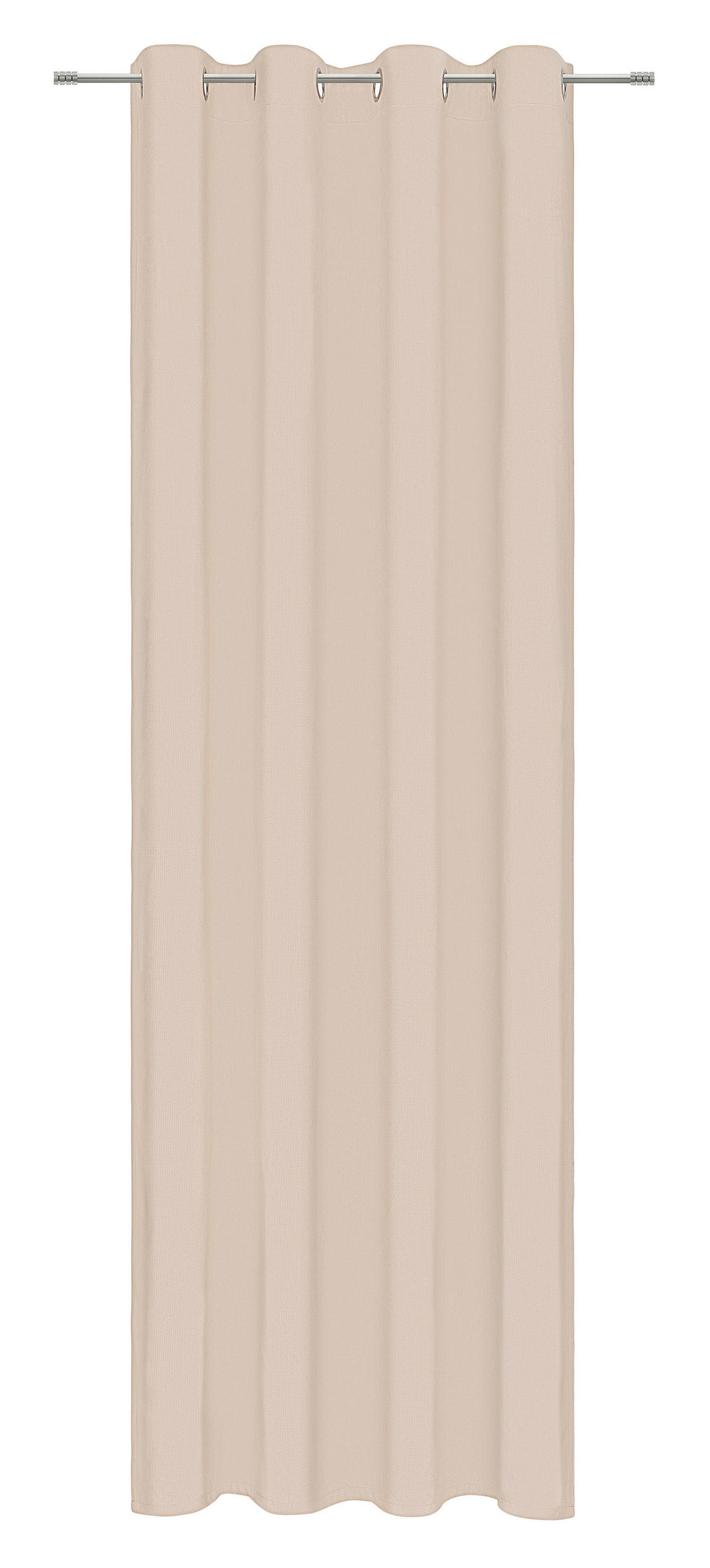 ÖSENSCHAL STAMPA blickdicht 135/245 cm   - Taupe, Design, Textil (135/245cm) - Esposa