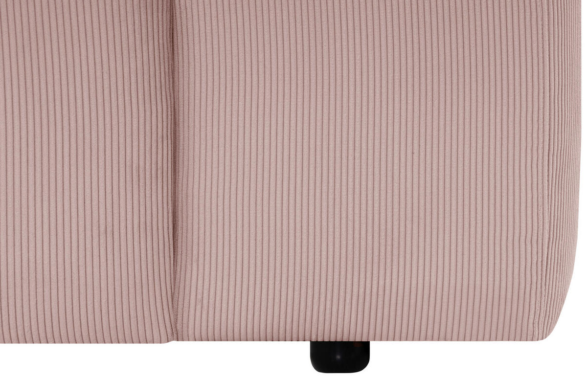 HÖRNSOFFA i manchester rosa  - svart/rosa, Design, textil/plast (170/252cm) - MID.YOU