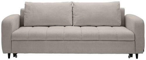 SCHLAFSOFA Flachgewebe Dunkelgrau  - Dunkelgrau/Schwarz, Design, Holz/Textil (236/88/101cm) - Lomoco