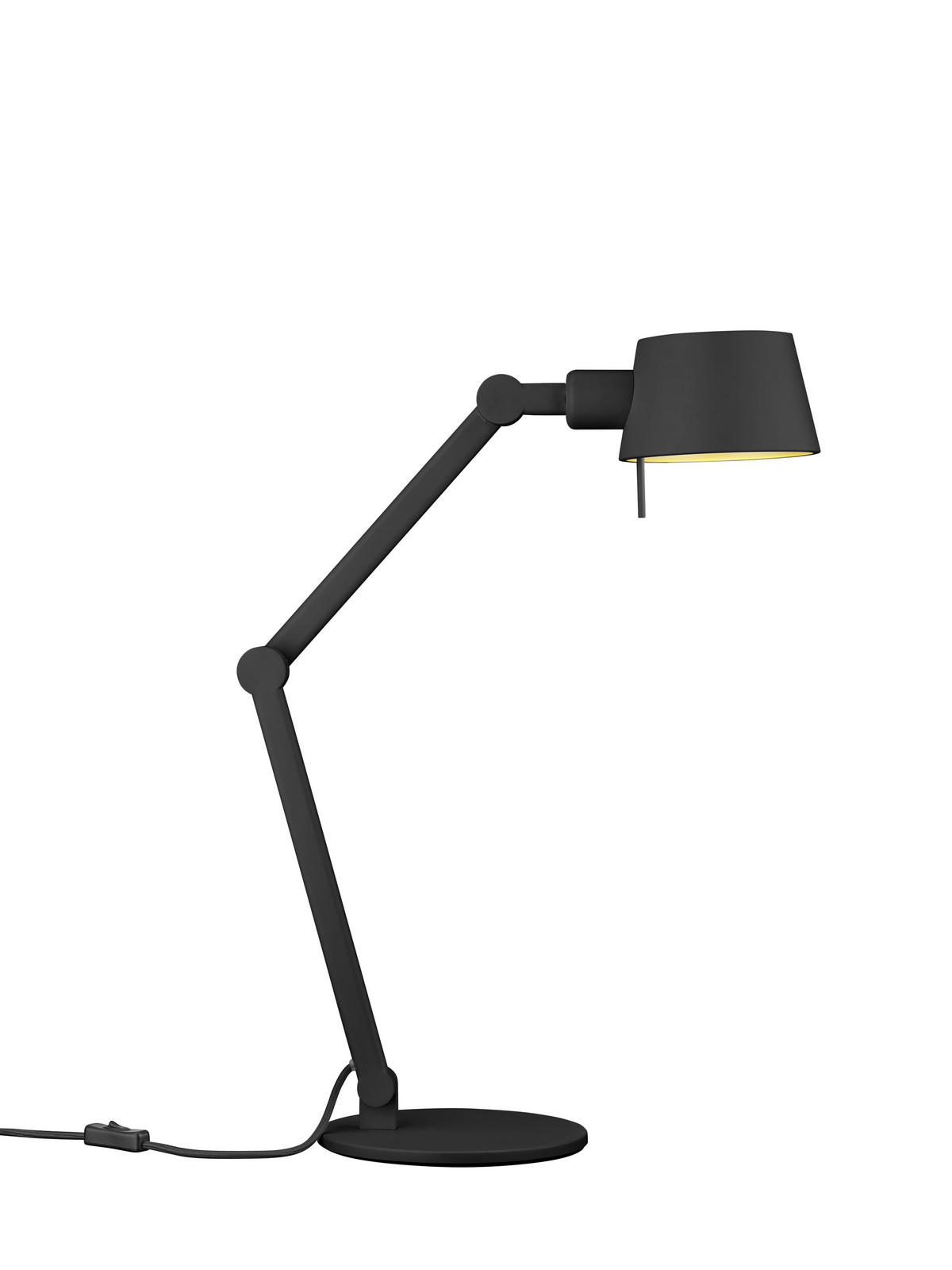 TISCHLEUCHTE   - Schwarz, Basics, Metall (39-93cm) - Hell