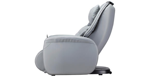 MASSAGESESSEL in Lederlook Grau  - Schwarz/Grau, Design, Textil (97/108/126cm) - Cantus