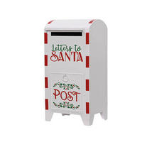 POŠTANSKI SANDUČIĆ  crvena, bijela  metal     - bijela/crvena, Basics, metal (22,5/26,5/53cm)