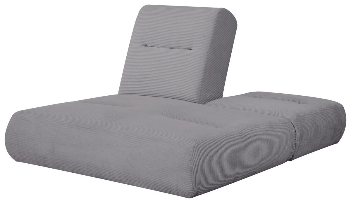 SCHLAFSOFA in Textil Grau  - Grau, Design, Textil (159/88/160cm) - Livetastic