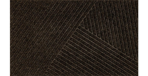FUßMATTE 60/90 cm - Dunkelbraun, Basics, Kunststoff/Textil (60/90cm) - Esposa