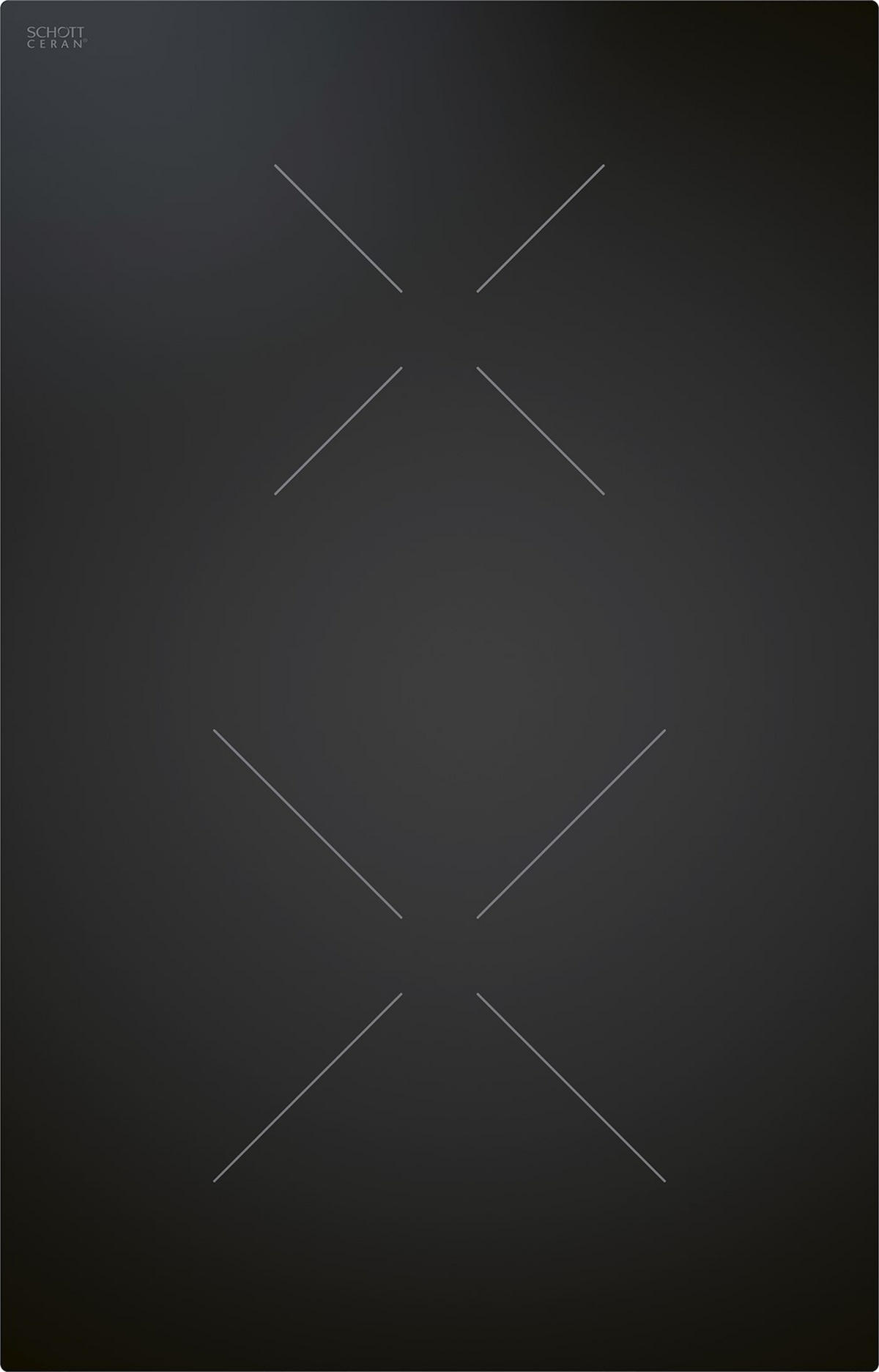 INDUKTIONSKOCHFELD CKI  - Schwarz, Basics, Glas (32,7/5,8/51,5cm) - Bora