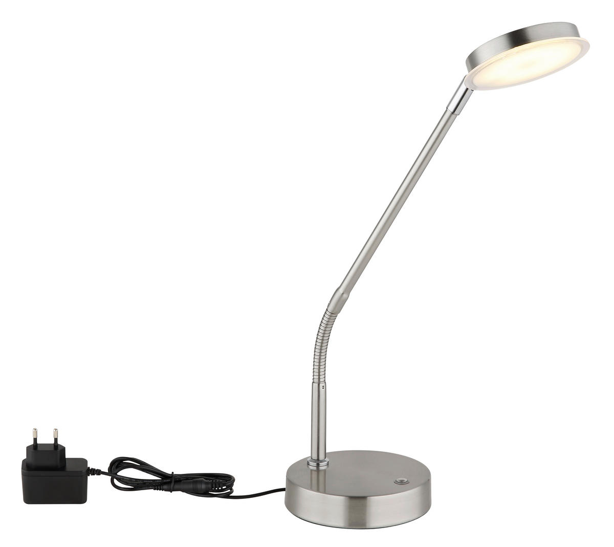 LED-TISCHLEUCHTE Silvio 43/13/53,5 cm  - Klar/Schwarz, Design, Kunststoff/Metall (43/13/53,5cm)