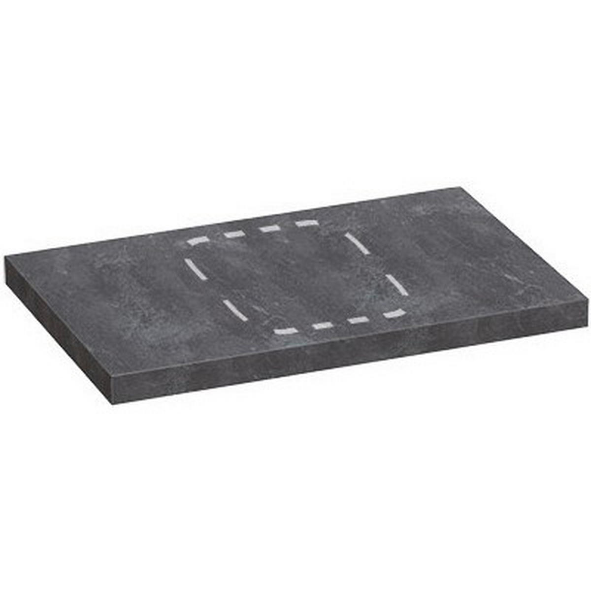 WASCHTISCH-ABDECKPLATTE 50,5/3,8/80,4 cm  - Anthrazit, Trend, Holzwerkstoff (50,5/3,8/80,4cm) - Voleo