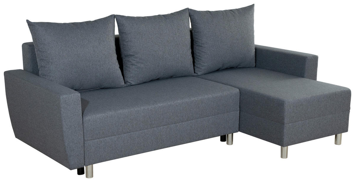 COLȚAR textil gri  - culoare aluminiu/gri, Design, plastic/textil (230/136cm) - Carryhome