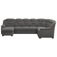 WOHNLANDSCHAFT Anthrazit Chenille  - Anthrazit/Schwarz, Basics, Kunststoff/Textil (162/330/211cm) - MID.YOU