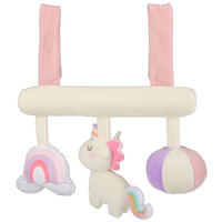 OBLOUK S HRAČKAMI DO VAJÍČKA - bílá, Trend, textil (23cm) - Patinio