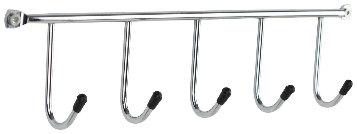 HAKENLEISTE  in Chromfarben  - Chromfarben, Metall (34/6/3cm)
