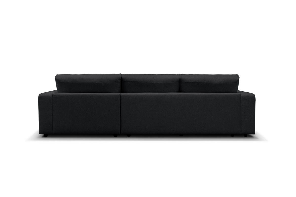 ECKSOFA VIGO Schwarz  - Schwarz, Design, Textil (303/172cm) - MID.YOU