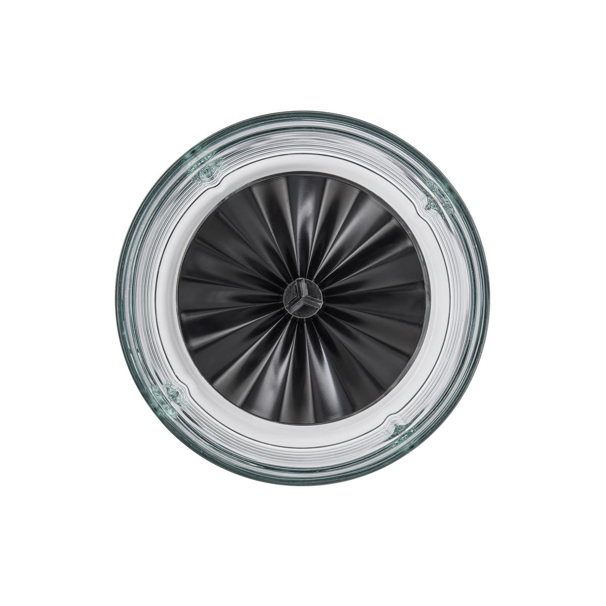 UNIVERSALZERKLEINERER  - Transparent/Schwarz, Basics, Glas/Kunststoff (15/23/15cm) - CASO Design