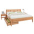 BETT Buche massiv 180/200 cm - Buchefarben/Naturfarben, Design, Holz (180/200cm) - LINEA NATURA