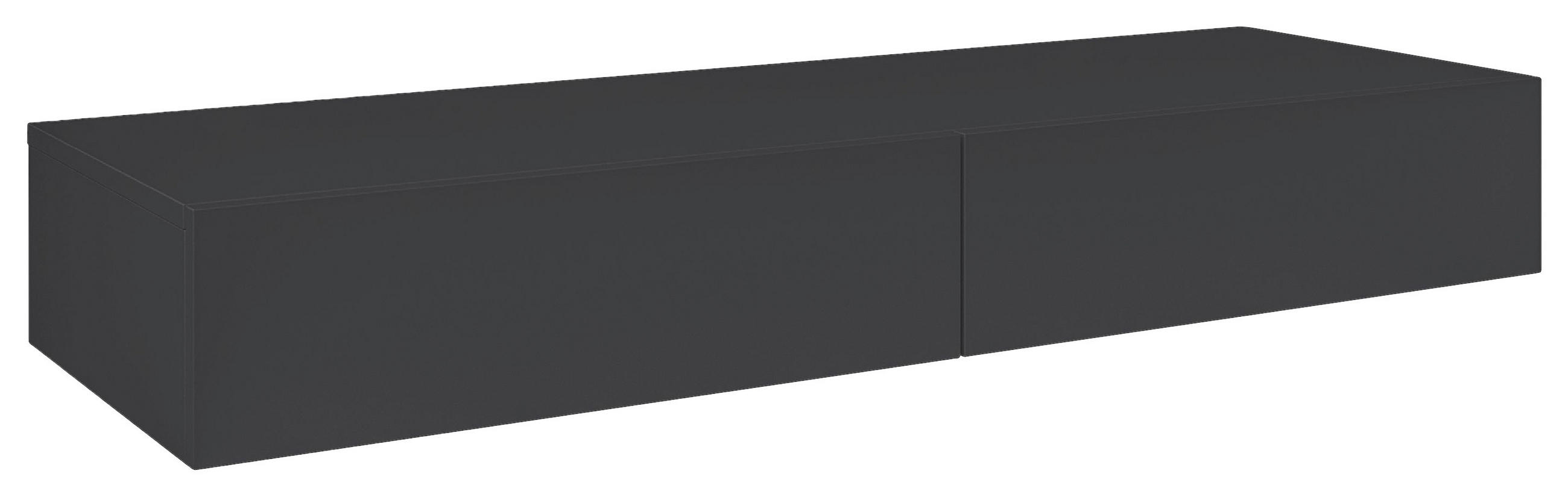 KONSOLENTISCH Anthrazit  - Anthrazit, Design, Holzwerkstoff (110/40/16cm) - Hom`in