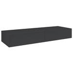 KONSOLENTISCH in Holzwerkstoff 110/40/16 cm    - Anthrazit, Design, Holzwerkstoff (110/40/16cm) - Hom`in