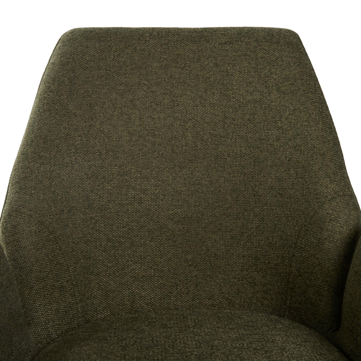 ARMLEHNSTUHL  in Eisen Webstoff  - Schwarz/Grün, LIFESTYLE, Textil/Metall (59/88/62.5cm) - MID.YOU