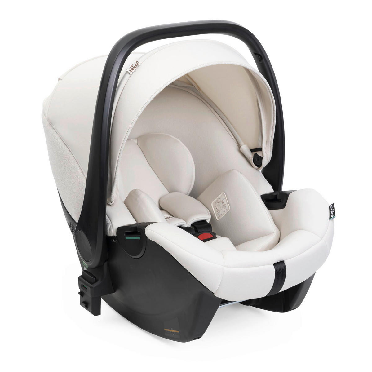 KINDERAUTOSITZ Amber Glow   - Creme/Schwarz, Basics, Textil (63/36/57/37cm) - Chicco