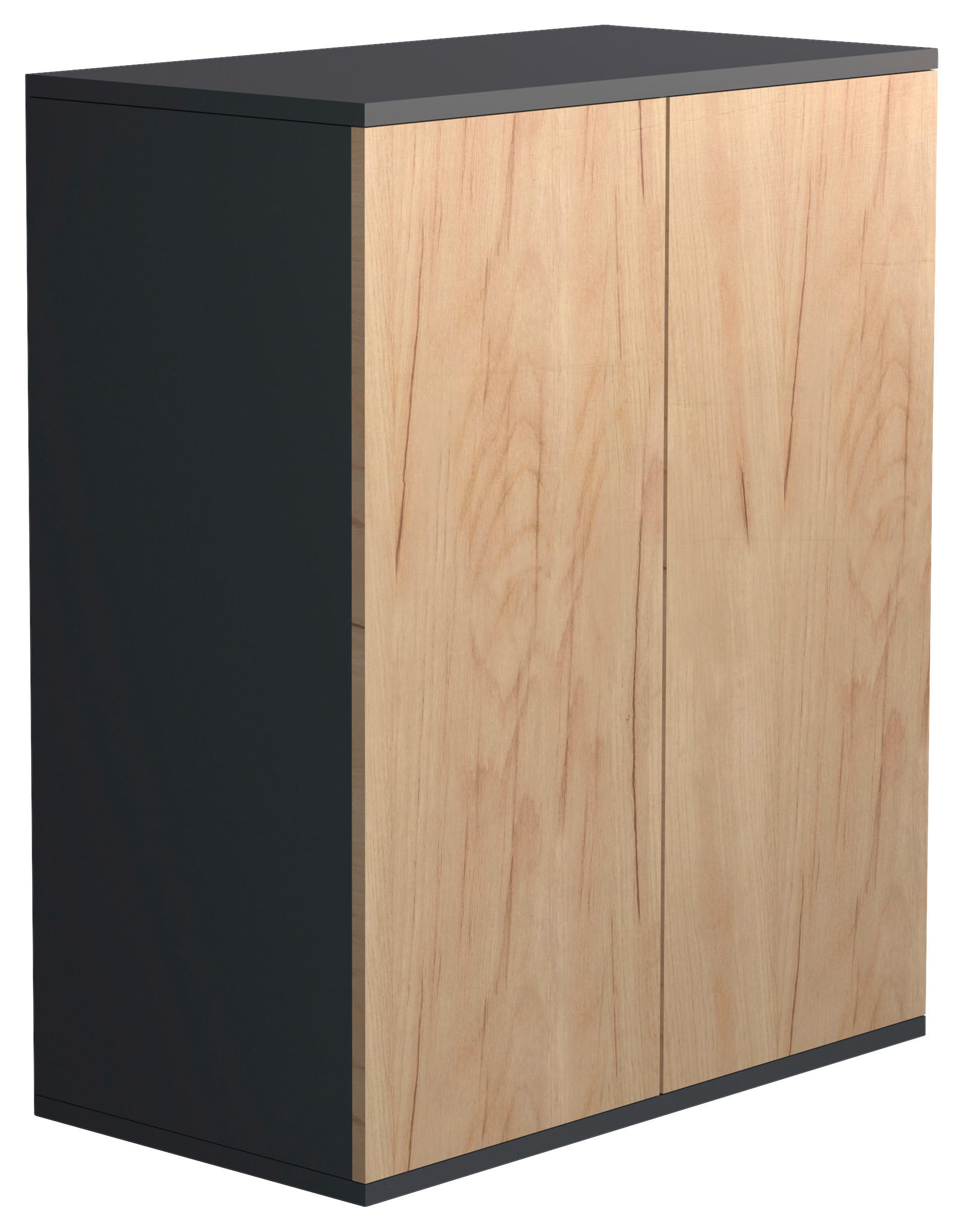 KOMMODE , 60/73/32 cm,  - Honigeiche/Anthrazit, MODERN, Holzwerkstoff/Kunststoff (60/73/32cm) - MID.YOU