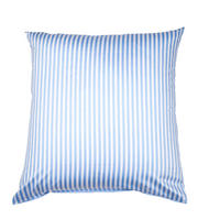 KISSENBEZUG Giorgio 80/80 cm  - Weiß/Hellblau, KONVENTIONELL, Textil (80/80cm) - Janine