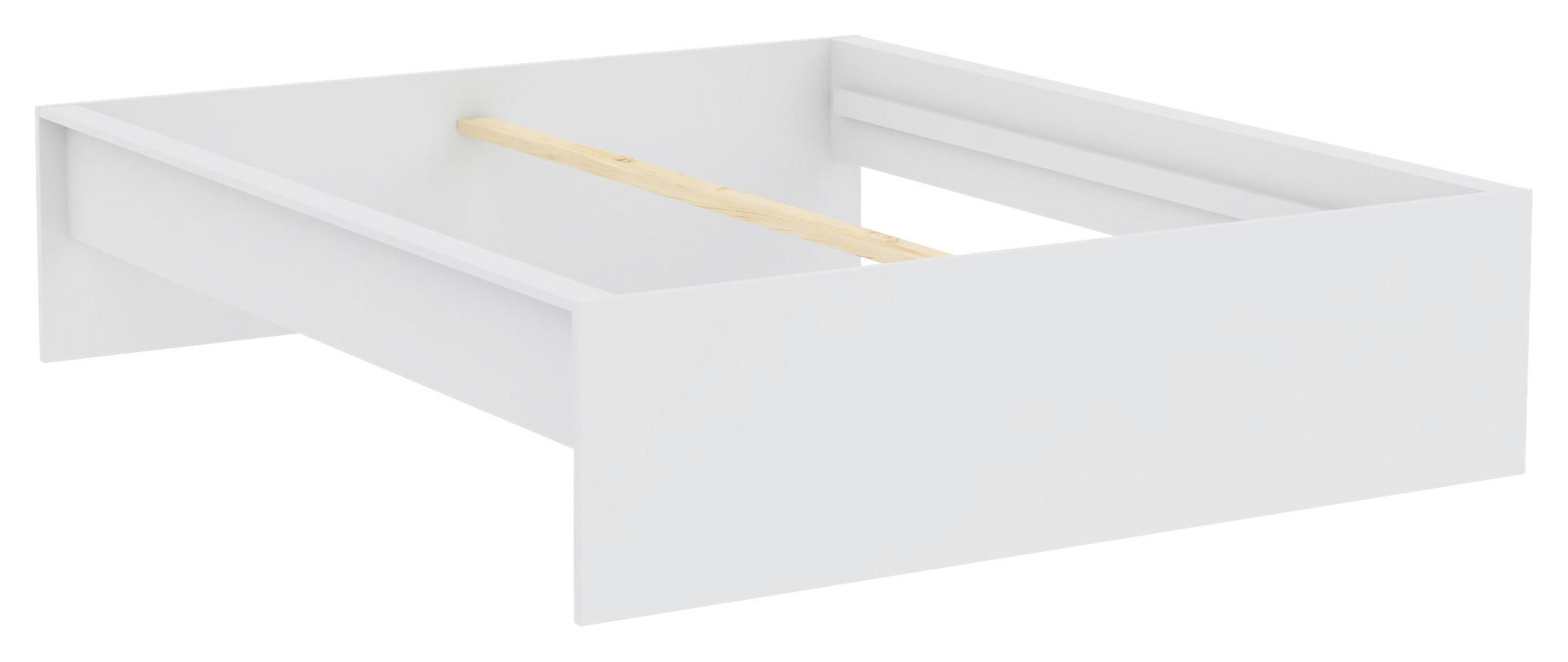 RÁM POSTELE, 160/200 cm - bílá, Konvenční, kompozitní dřevo (160/200cm) - Hom`in