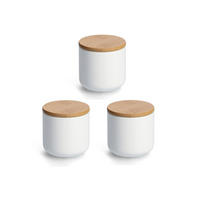 VORRATSDOSENSET  - Weiß, Basics, Keramik (25,5/25,5/15cm) - Zeller Present