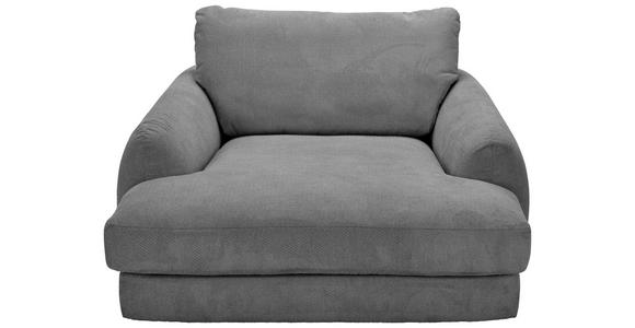 XXL-SESSEL - Dunkelgrau/Schwarz, KONVENTIONELL, Kunststoff/Textil (132/81/158cm) - Carryhome