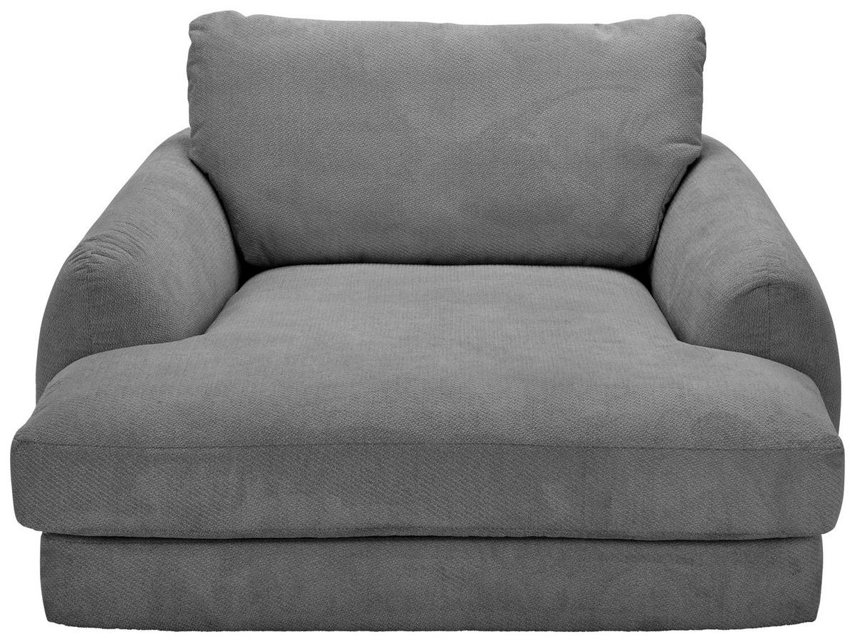 XXL-SESSEL - Dunkelgrau/Schwarz, KONVENTIONELL, Kunststoff/Textil (132/81/158cm) - Carryhome