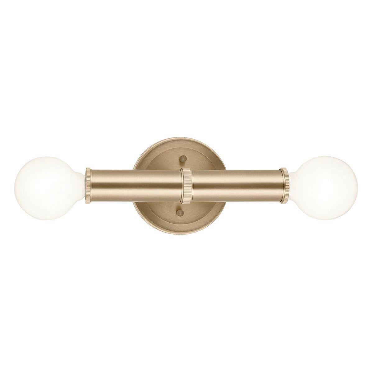 STENSKA SVETILKA ZA KOPALNICO  Torche            - barve šampanjca, Konvencionalno, kovina (42/12,7/10,2cm) - Elstead Lighting