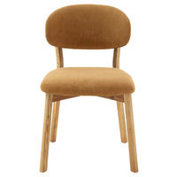 STUHL in Holz, Textil Currygelb, Wildeiche  - Currygelb/Wildeiche, KONVENTIONELL, Holz/Textil (50/82/57cm) - Venda