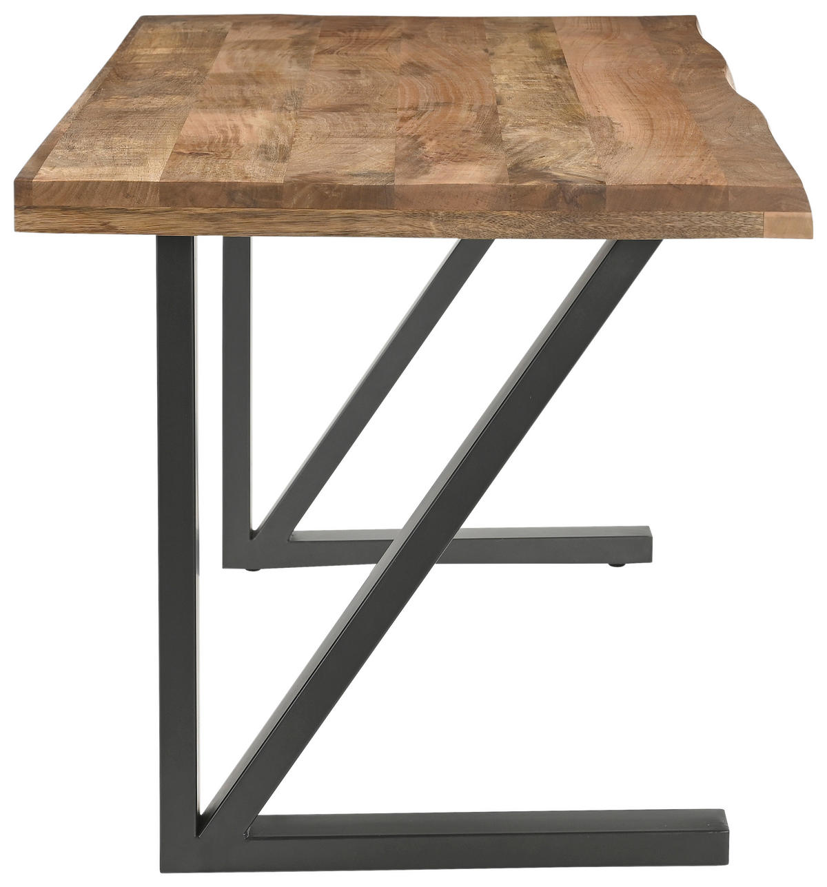 PISAĆI STOL  prirodne boje, crna  drvo, metal  - prirodne boje/crna, Moderno, drvo/metal (160/76/80cm) - Livetastic