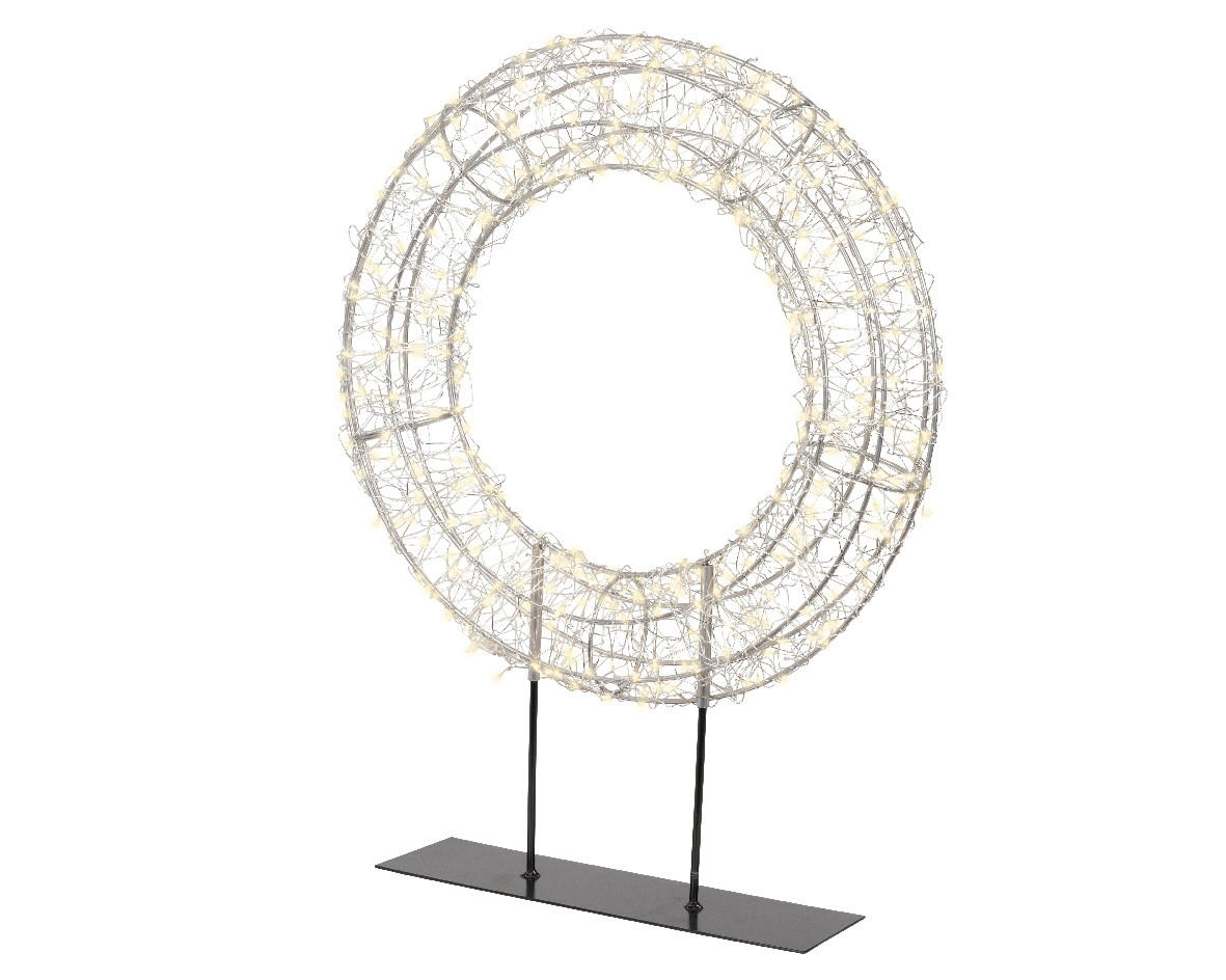 LED-DEKOLEUCHTE  - Silberfarben, KONVENTIONELL, Metall (8,50/39,00/39,00cm)