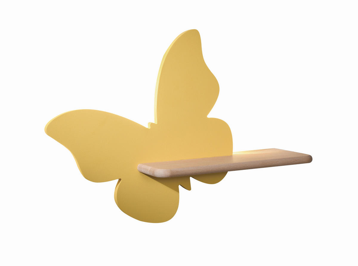 KINDERWANDLEUCHTE 40/12/29.5 cm   - Goldfarben, Basics, Holz/Holzwerkstoff (40/12/29.5cm)