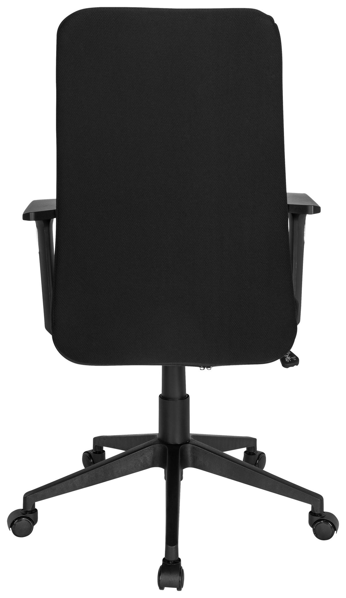 OTOČNÁ ŽIDLE, plochá tkanina, černá - černá, Moderní, textil/plast (65/120/62cm) - MID.YOU