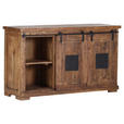 SIDEBOARD  in 145/85/45 cm  - Schwarz/Naturfarben, KONVENTIONELL, Holz/Holzwerkstoff (145/85/45cm) - Landscape
