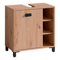 WASCHBECKENUNTERSCHRANK 60/62/34 cm  - Anthrazit/Schwarz, MODERN, Holzwerkstoff/Kunststoff (60/62/34cm) - MID.YOU
