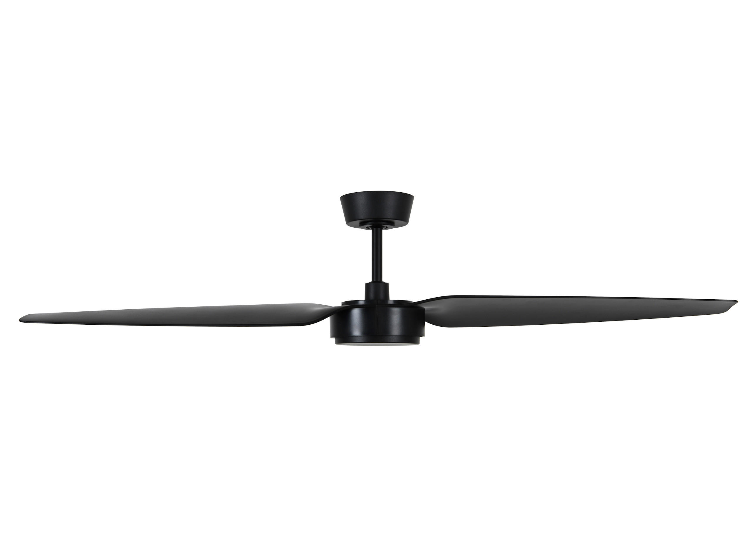DECKENVENTILATOR     - Schwarz, Basics, Kunststoff (137/27/137cm)