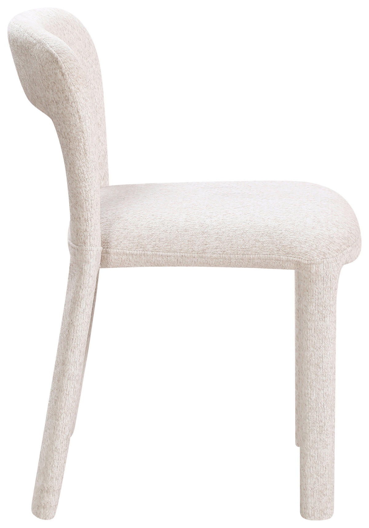 STUHL   Chenille  Beige  - Beige, MODERN, Textil/Metall (47/76/57cm) - Carryhome