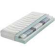 TASCHENFEDERKERNMATRATZE 1 FOUR ME, MODELL 3 140/200 cm Höhe ca. 22 cm  - Weiß, Basics, Textil (140/200cm) - Dieter Knoll