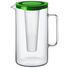 GLASKRUG 2,5 l - Transparent/Grün, Basics, Glas/Kunststoff (17,6/25,2cm) - Bohemia GLASKRUG 2,5 l - Transparent/Grün, Basics, Glas/Kunststoff (17,6/25,2cm) - Bohemia