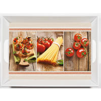 SERVIERTABLETT Kunststoff  - Gelb/Rot, KONVENTIONELL, Kunststoff (34,5/46cm) - Homeware Profession.